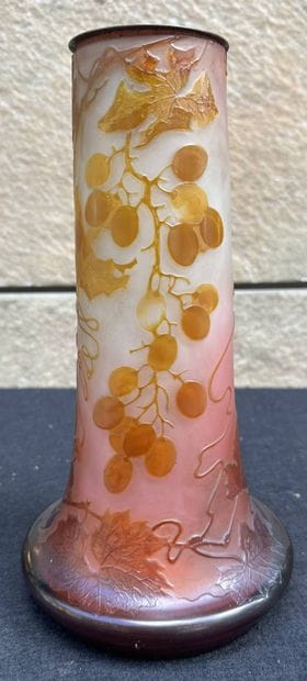 GALLE
Berluze vase made of acid-etched multilayered...