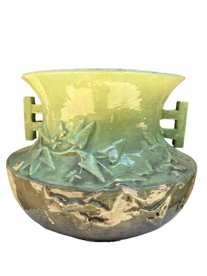 MASSIER, Vallauris
Cache-pot with japanese...