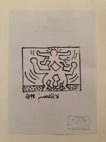 Keith HARING (1958–1990), after
Drawing in...