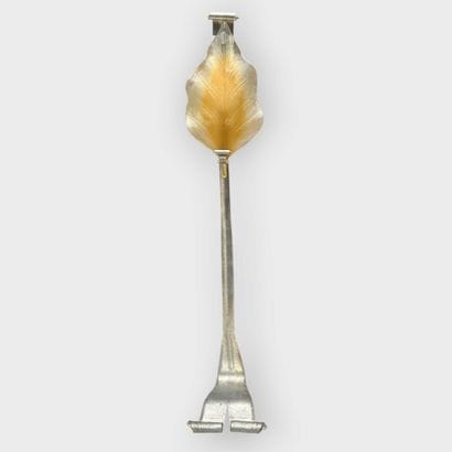 BRG (Italy)
Floor lamp with orange Murano...