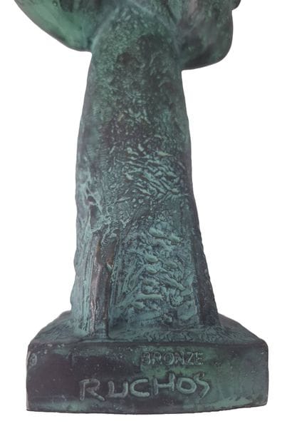 RUCHOS (XXe-XXIe siècle)
Tête de femme
Bronze...