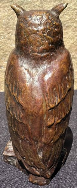 Max LE VERRIER (1891–1973)
Owl
Bronze cast...