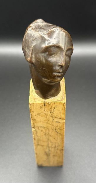 Bronze Head of a Woman
Cast by LAGANA, Naples
Bears...