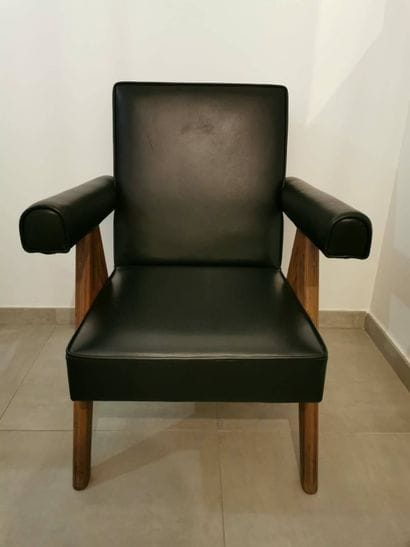 Pierre JEANNERET (1896–1967) Armchair known...