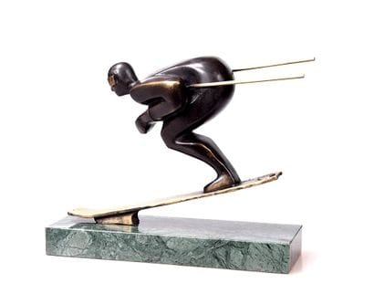 NICK (contemporain)
Skieur
Bronze à double...