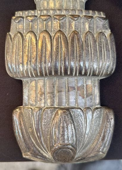 SIMONET FRÈRES 
Pair of two-light wall sconces...