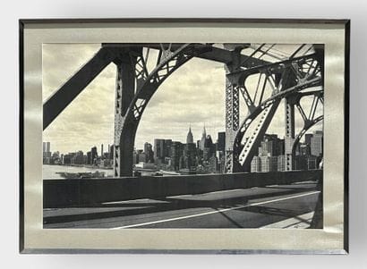 View of Manhattan and the Chrysler Building...