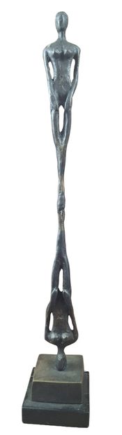 Deux silhouettes humaines
Bronze contemporain...
