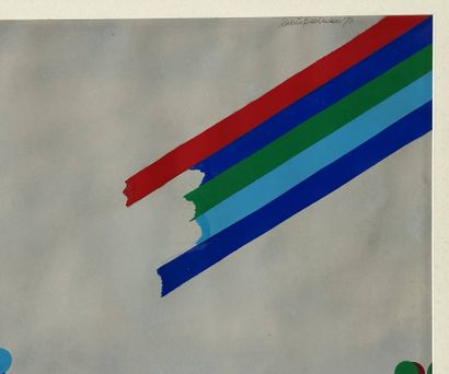Mario PADOVAN (1927)
Composition - 1973
Pochoir...
