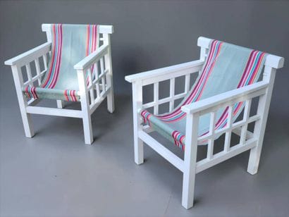 Robert MALLET-STEVENS (1886–1945) 
Pair of...