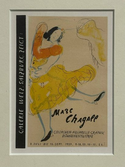Marc CHAGALL (1887–1985), after. 
The Dancer....