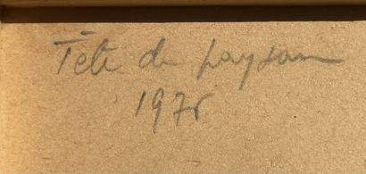 Richard MANDIN (1909-2002)
Tête de paysan...