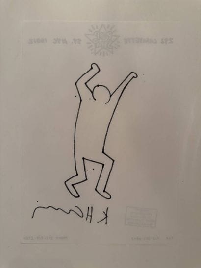 Keith HARING (1958–1990), after
Black marker...