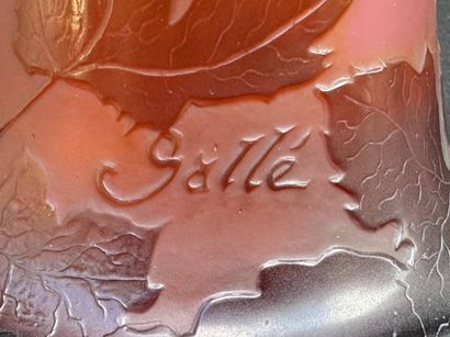 GALLE
Berluze vase made of acid-etched multilayered...