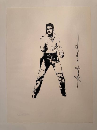 Andy WARHOL (1928–1987), after
“Elvis Presley”
Ink...
