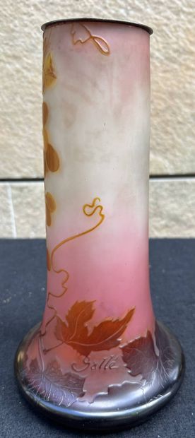 GALLE
Berluze vase made of acid-etched multilayered...