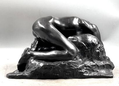 Auguste RODIN (1840-1917), d’après
La Danaïde
Bronze...