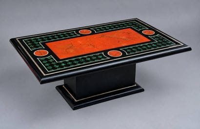 Edouard BOURDIER
Coffee table in black and...