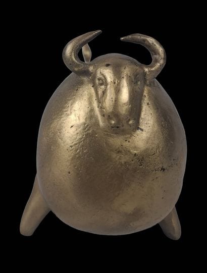 RUCHOS (XXe-XXIe siècle)
Le Taureau-boule
Bronze...