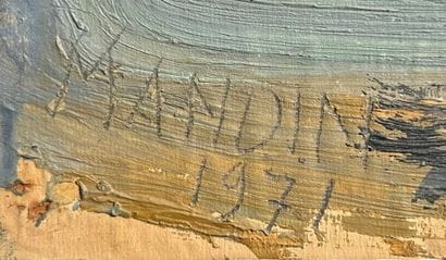 Richard MANDIN (1909-2002)
Paysage arboré...