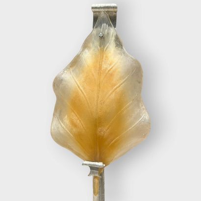 BRG (Italy)
Floor lamp with orange Murano...