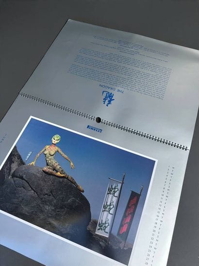 PIRELLI 
Set of 4 calendars from 1990, 1991,...
