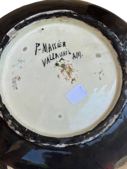 MASSIER, Vallauris
Cache-pot with japanese...