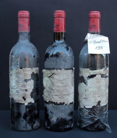 Château Cheval Blanc 1978, 3B, étiquettes...