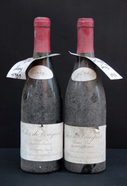 Clos de Vougeot, 2B, 1988 et 1989, Leroy