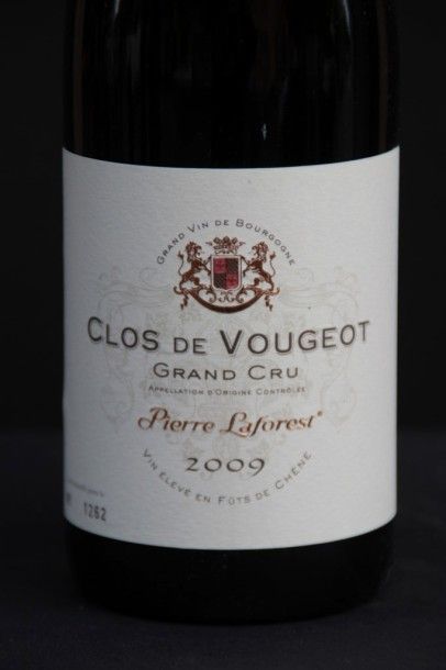 3 bouteilles de Clos de Vougeot - Grand cru...