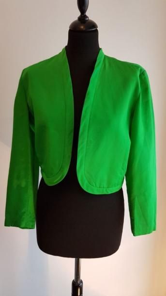 LORIS AZZARO Paris

Boléro en faille vert...
