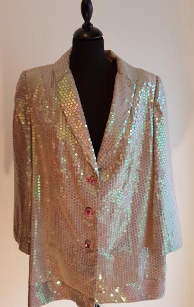 NINA RICCI

Veste en paillette gris irisé,...