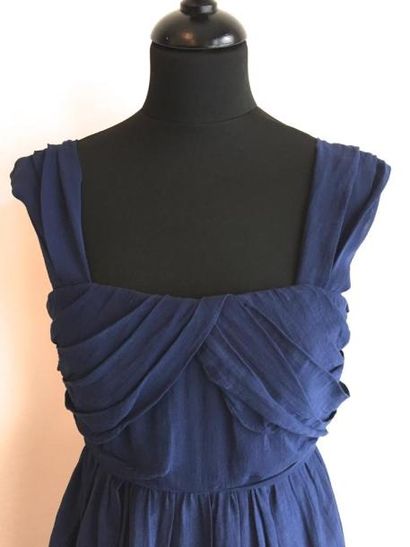 CARVEN

Robe en bretelles en coton bleu

Taille:...
