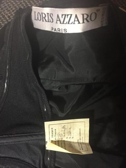 LORIS AZZARO Paris 

Robe bustier en soie...