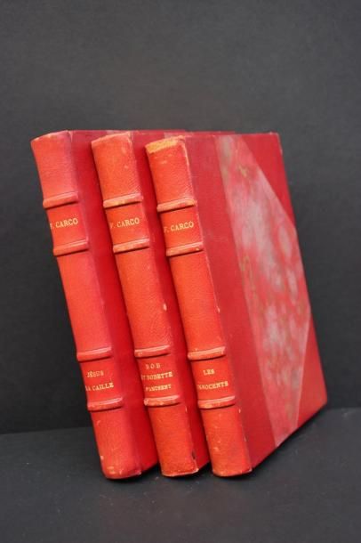Lot de trois ouvrages par CARCO (Francis)...