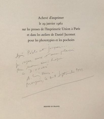 
Pablo PICASSO, Jacques PREVERT et André...