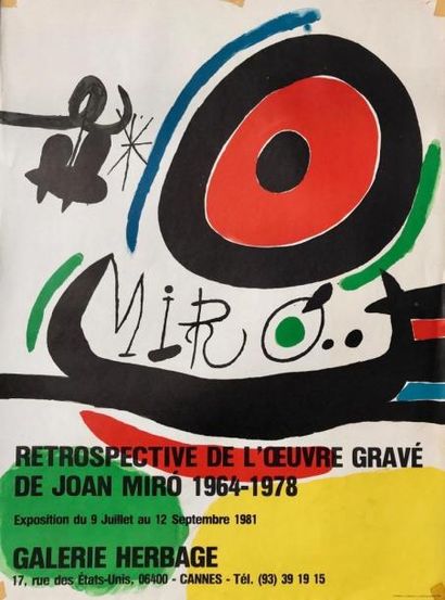 Joan MIRO (1893-1983), d'après 

Composition...