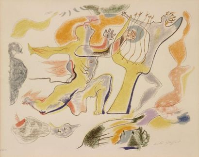 André MASSON (1896-1987)

Personnage à la...