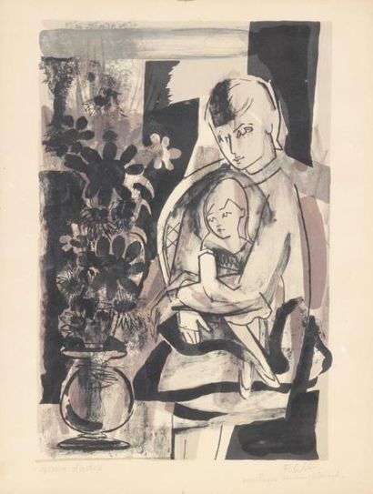 Françoise GILOT (1921)

Maternité 

Lithographie...