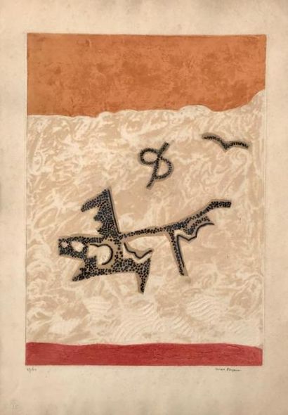 Max PAPART (1911-1994)

Composition abstraite

Lithographie...