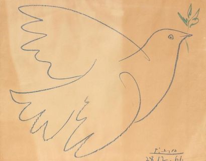 
Pablo PICASSO (1881-1973) , d'après
La colombe...