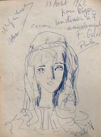 Françoise GILOT (1921)

Portrait féminin

Encre...