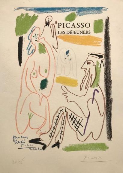 Pablo PICASSO (1881-1973), d'après
Les Déjeuners...
