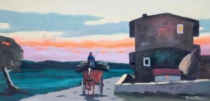Renato NATALI (1883-1979)

La calèche au...