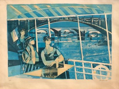 Camille HILAIRE (1916-2004)

La terrasse

Lithographie...