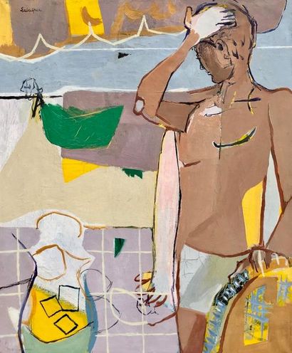 Jean LABASQUE (1902-c.1983)

Baigneur au...