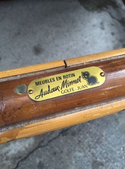 AUDOUX MINET

Paire de chevets en rotin et...