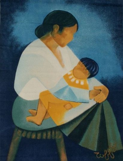 Louis TOFFOLI (1907-1999)

Maternité

Tapisserie

Signé...