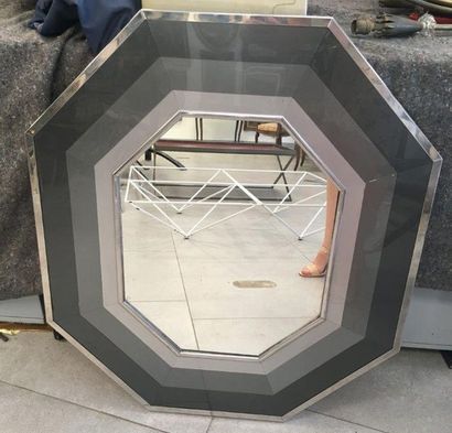 Miroir octogonal à cadre en dégradé de gris

Travail...