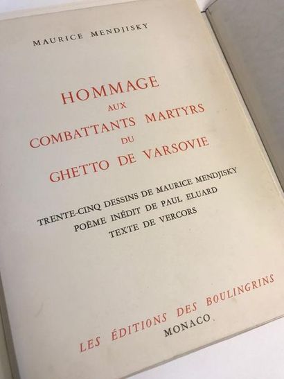 Maurice MENDJISKY (1889-1951)

Hommage aux...